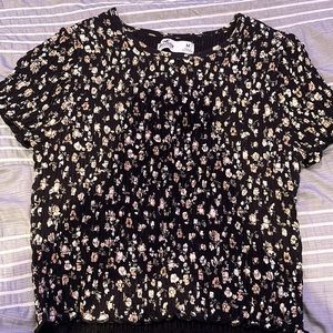 Floral stretchy top